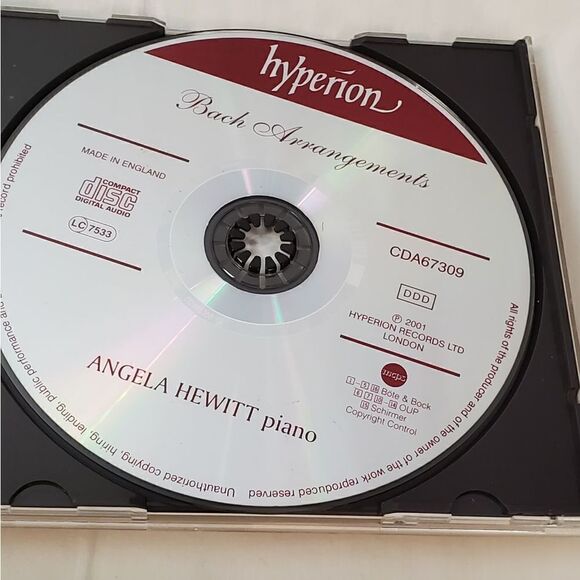 Bach Arrangements, Angela Hewitt Music [CD] - Picture 3 of 4